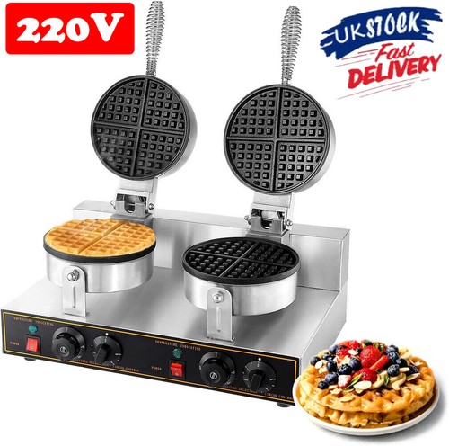 Double waffle maker electric - waffle,
