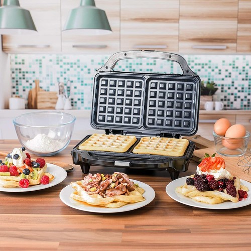 Deep fill waffle maker with - fill,