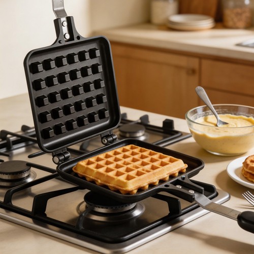 Stove top waffle maker - stove,