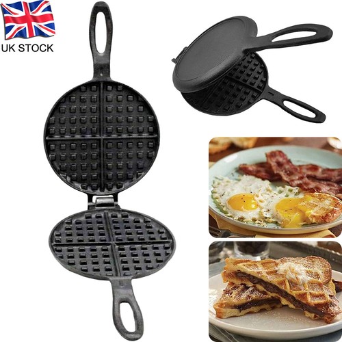 Waffle maker cast iron - cast, pre